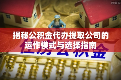 宁波揭秘公积金代办提取公司的运作模式与选择指南