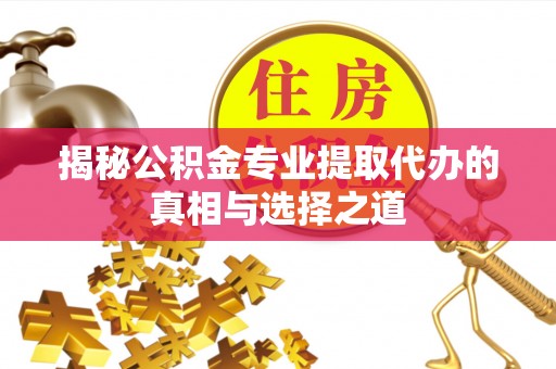 宁波揭秘公积金专业提取代办的真相与选择之道