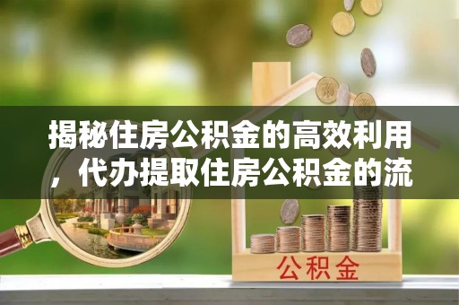 宁波揭秘住房公积金的高效利用，代办提取住房公积金的流程与技巧