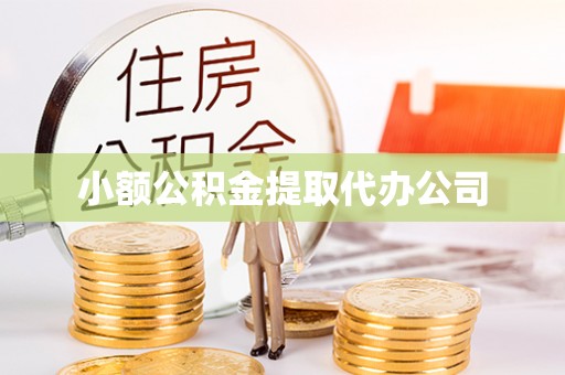 宁波小额公积金提取代办公司